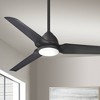 54" Minka Aire Modern Indoor Outdoor Ceiling Fan with LED Light Remote Control Coal Wet Rated for Patio Exterior Porch Gazebo Barn - 2 of 4