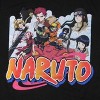 Seven Times Six Naruto Shippuden Men's Red Dragon Character Collage Graphic Print T-Shirt Adult Black - image 2 of 3