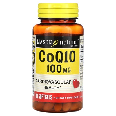Mason Natural - Special - Q-10 CO-Enzyme 100MG SOFTGELS 60 per Bottle (Single Bottle)