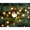 HomeRoots Santa in Holiday Lights Hand Painted Mouth Blown Glass Ornament - 2 of 4