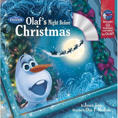 Olaf's Night Before Christmas PAP/COM - by Disney (Paperback)