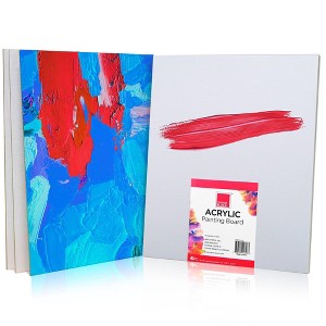 Colour Block 4pc Acrylic Paint Board Set: Craft Activity Kit for Kids, Includes Canvas Boards, Ages 5+ - 1 of 3