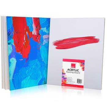 Colour Block 4pc Acrylic Paint Board Set