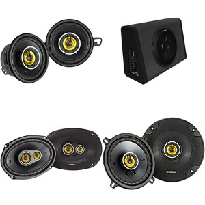 Kicker 11PT250 Powered Sub Enclosure & 46CSC6934 6x9", 46CSC54 5.25", 46CSC354 3.5" Bundle - 1 of 4