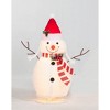 Everstar Set Of 2 Pop Up Snowmen Sculpture, White - 3 of 4