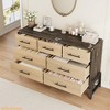Freestanding 7 Dresser for Bedroom, 52" Wide Drawer Dresser with Storage, Wooden Closet Storage Chest - 4 of 4