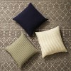 KAF Home  100% Cotton Jumbo Waffle Decorative Pillow With Feather Insert - 20" x 20" - 4 of 4