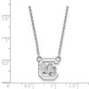 Black Bow Jewelry Sterling Silver South Carolina Gamecocks NCAA Necklace 18 Inch - 2 of 4