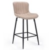 Grungis Modern Counter Height Bar Stools with PU Upholstered Seat,Accent Chair with Ergonomic Contours,Dining Chair for Dining Room - 2 of 4
