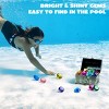 Joyfy 17 Pcs Diving Pool Toys, 16 Big Colorful Diamond Gems with Pirate Treasure Chest, Swimming Dive Toy for Kids Underwater Adventure Pool Games - 4 of 4
