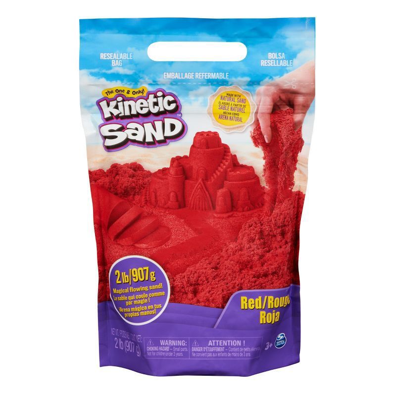 Kinetic Sand 2lb Bag Red, 1 of 5