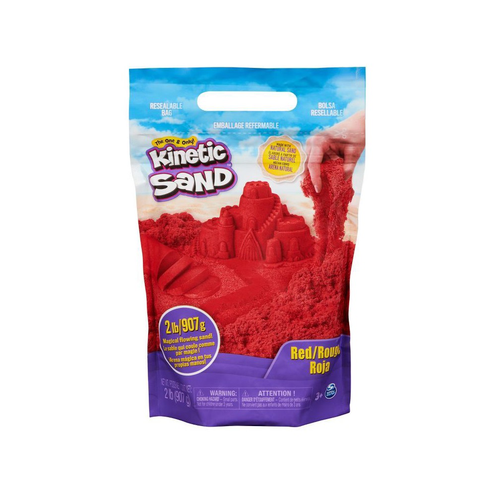 Kinetic Sand 2lb Bag Red