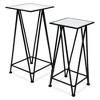 Cheung's Aeriva Set of 2 Square Metal Modern Tables - 3 of 4