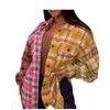 Women's Plaid Check Buttoned Down Shirt - BiBi - 2 of 2