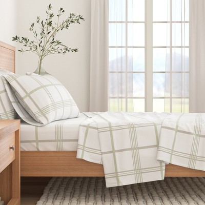 100% Cotton Printed Flannel Sheet Set - Great Bay Home