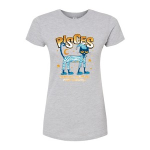 Women's - Pete the Cat - Pisces Fitted Graphic T-Shirt - 1 of 3