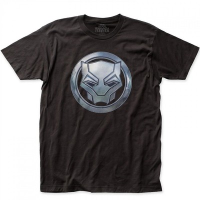 Mens Black Panther Symbol T-Shirt