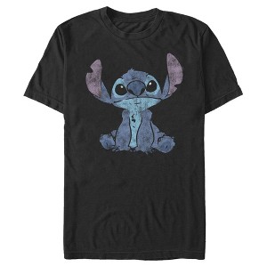 Men's Lilo & Stitch Watercolor Stitch T-Shirt - 1 of 4