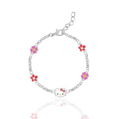 Sanrio Hello Kitty Girls Necklace And Bracelet With 12 Sanrio