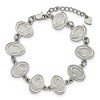 Black Bow Jewelry Stainless Steel Penn State Nittany Lions NCAA charm Bracelet 8.25 Inch - 2 of 4