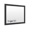 Dry Erase Marker Board with Printed Artwork - ABC 'Be You Tiful' White Board - 2 of 4