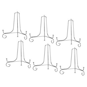 Unique Bargains Iron Adjustable Retro Picture Frame Decorative Easels or Stands 6 Pcs - 1 of 4