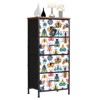My Depot Cartoon Animal Pattern Dresser with 4 Fabric Drawers, Unicorn, White - 4 of 4