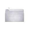 LUX 4 1/8" x 9 1/2" #10 80lbs. Square Flap Envelopes Silver Metallic 50/Pack 5360-06-50 - 2 of 2