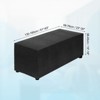 Unique Bargains Polyester Rectangular Stretchy Elastic Stool Cover - 2 of 4
