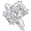 Pompeii3 Certified 4.00Ct Radiant Cut Diamond Engagement Ring White Gold Lab Created - Size 7 - 3 of 4