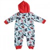 Kids Spider-Man Comic Poses Hooded Fleece Coveralls - 3 of 3