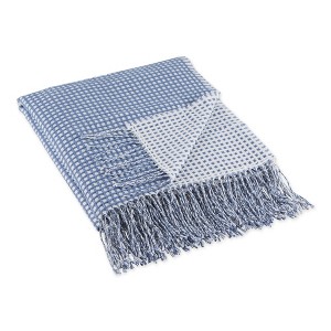 50"x60" Waffle Knit Throw Blanket - Design Imports - 1 of 4