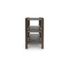 Signature Design by Ashley Kallenny Sofa Table - Dark Burnished Brown Oak with Faux Cement Industrial Finish - 4 of 4
