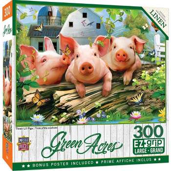 MasterPieces Inc Three Lil Pigs 300 Piece Large EZ Grip Jigsaw Puzzle