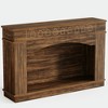 Resenkos Entryway Table, Console Sofa Table,47" Farmhouse Console Table, 2-Tier Sofa Table Entryway Table Brown - 4 of 4