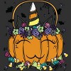 Men's Design By Humans Halloween Unicorn By Desdymona T-Shirt - 2 of 2