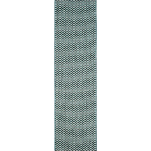 Safavieh Area Rug, Courtyard, Turquoise, 2' x 3'-7