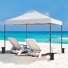 Yaheetech 10×10 FT Portable Pop Up Canopy Tent with Roller Bag - 2 of 4