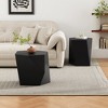 30.25" Modern Geometric 2-Piece Coffee Table Set with Flexible Arrangement and Easy Maintenance for Living Room, Apartment, or Office - 3 of 4