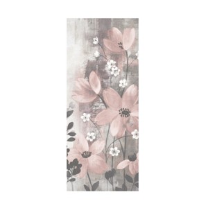 Trademark Fine Art-Silvia Vassileva 'Floral Symphony Blush Gray Crop I' Canvas Art - 1 of 4