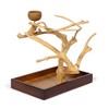 Prevue Pet Products Coffeawood Java Tree Mini Small Table Top Bird Play Stand Perch, Brown Natural 22633 - 3 of 4