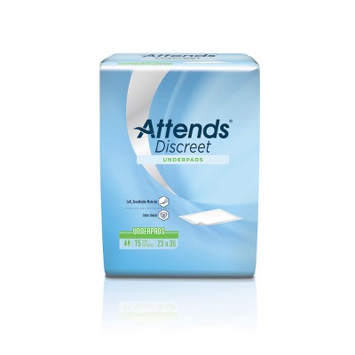 Attends Discreet Underpads, 23"x36"