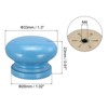 Unique Bargains Round Wood Drawer Cabinets Knobs and Pulls with Screws 8 Pcs - 2 of 4