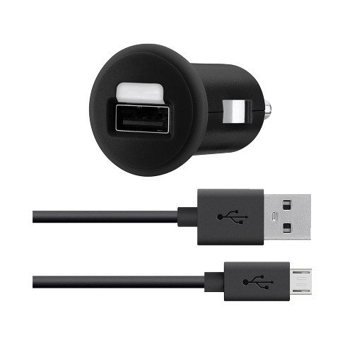 Belkin 2-port 37w Usb-c/usb-a Power Delivery Car Charger With 3.3' Usb-c  Lightning Cable : Target