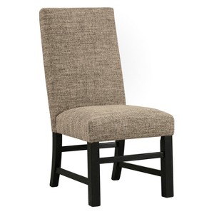 Set of 2 Sommerford Dining Upholstered Side Chair Black/Brown - Signature Design by Ashley
