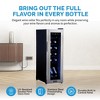 Newair 12 Bottle Wine Cooler Refrigerator, Freestanding Wine Fridge with Stainless Steel & Double-Layer Tempered Glass Door, Quiet Compressor Cooling - 2 of 4