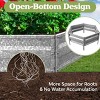 Raised Garden Bed Plant Holder Kit - Adjustable Galvanized Iron Planter Box for Growing Flowers, Vegetables, Fruits, and Herbs by Nature Spring - 2 of 4