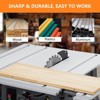 Coucheta Multifunctional 10 Inch Table Saw with Stand, 15a 5000RPM Portable Benchtop Saw,0-45°Bevel Cutting Tabletop Saw for Woodworking - 3 of 4