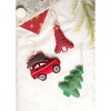 Acoinel Fabric Christmas Tree Ornament for Holiday - 4 of 4