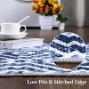 Modern Washable Geometric Area Rug, Non-Slip Stain Resistant Accent Mat, Soft Floor Carpet for Bedroom Entryway Laundry Room Living Room - 3 of 4